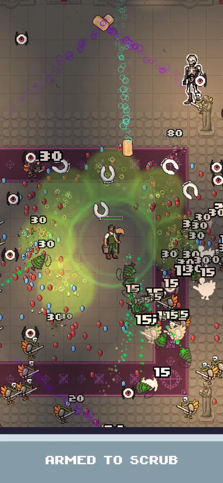 Sweeper Sinclair gameplay screenshot 2